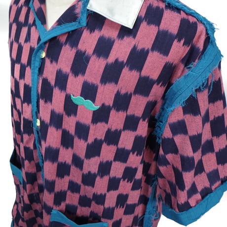 Black & Pink Plaid S/S Shirt