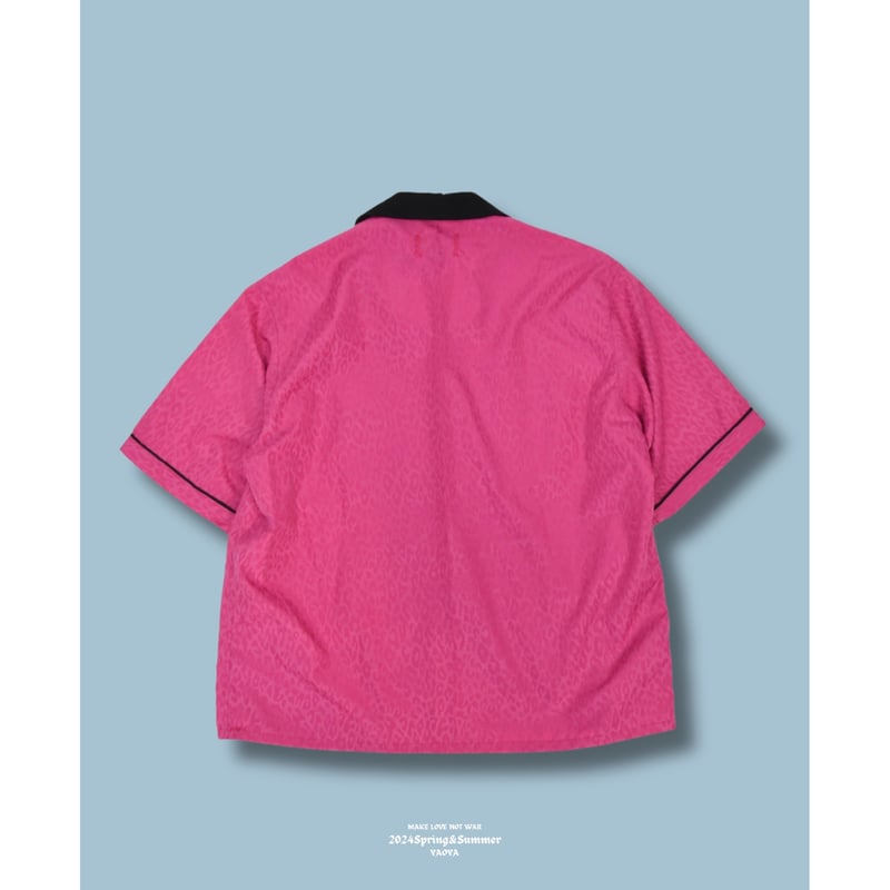 STAYSICKで買いました　ボウリングシャツ Lサイズ 黒とピンク STAYSICKで買いました ボウリングシャツ Lサイズ 黒とピンク