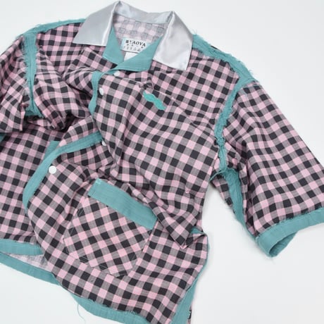 Pink Plaid S/S Shirt
