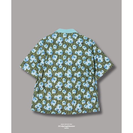 Blue Flower S/S Shirt