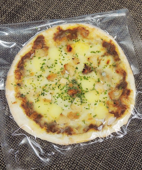 【調理済冷凍】カレーチキンピザ　ミニサイズ