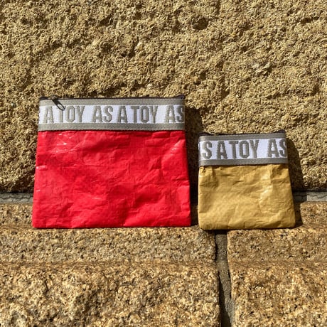 PE "PETTANKO" POUCH小／beige【AS A TOY】