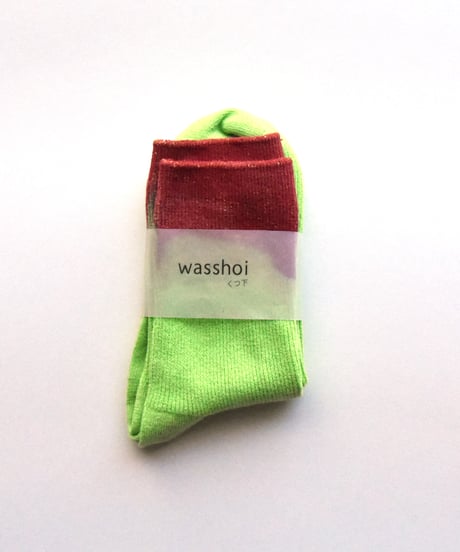 wasshoi／バイカラーソックス_2