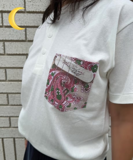Paisley Henry Neck Half Sleeve Tee (MT-67)