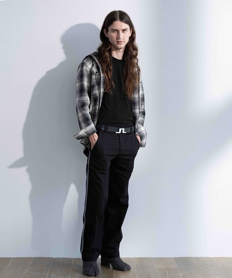 Side Ribbon Herringbone Slacks (Genderless) (MT-87)