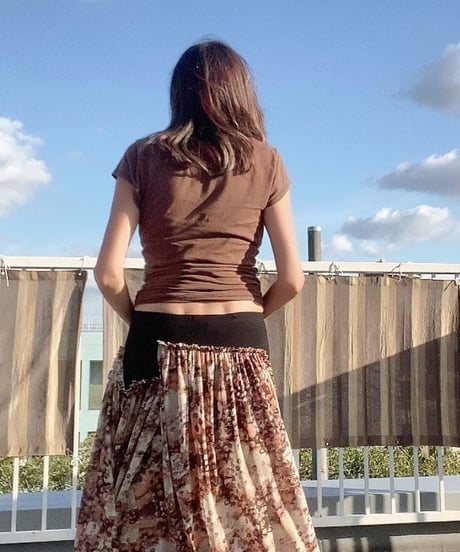 Camo Print Skirt/ Autumn Print Skirt (MT-76)