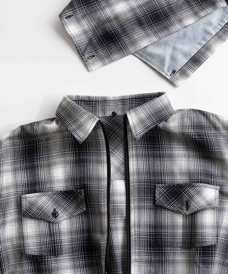 Plaid Shirt Jacket (Genderless) (MT-83)