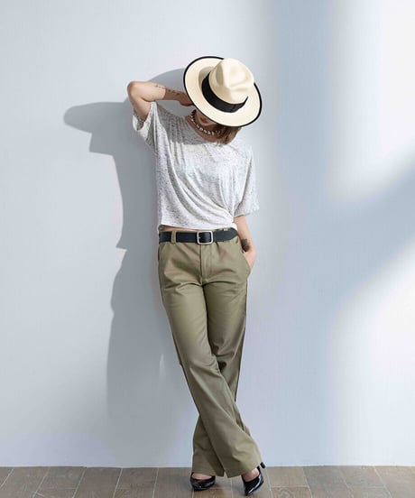 Side Ribbon Herringbone Slacks (Genderless) (MT-87)