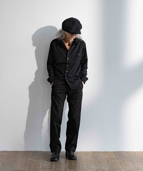 Side Ribbon Herringbone Slacks (Genderless) (MT-87)