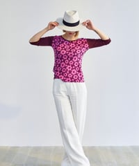 Pink  Half&Half  Top  (MT-42）