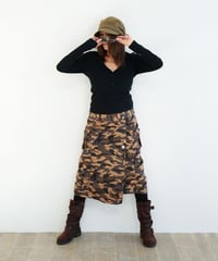 Camo Wrap Skirt (MT-68)