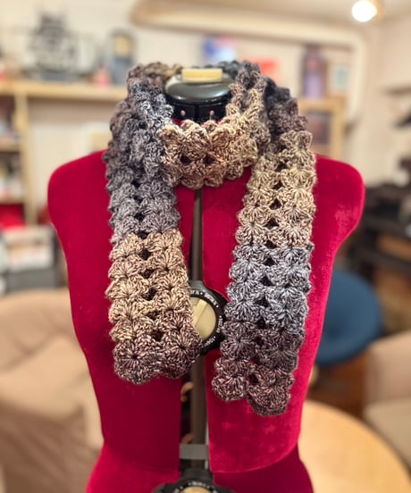 Shell Stitch Scarf (MT-25)