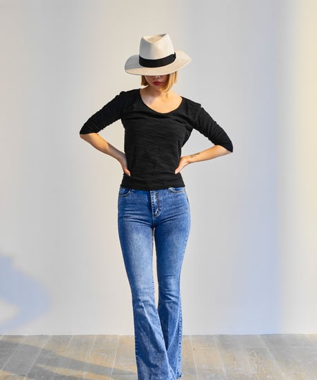 Wave Half  Sleeve Tee    (MT-45）