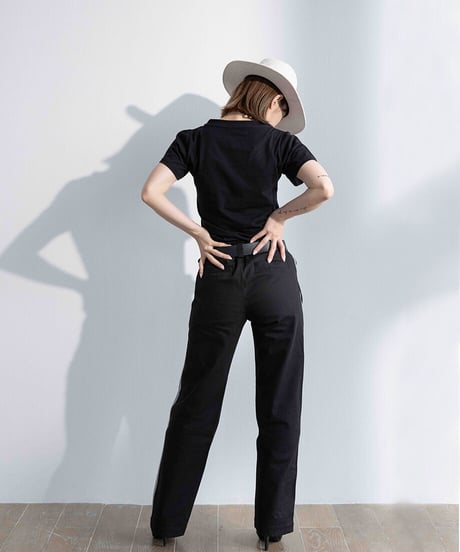 Side Ribbon Herringbone Slacks (Genderless) (MT-87)
