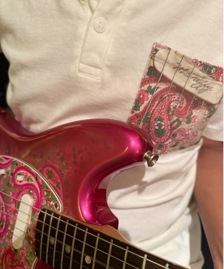 Paisley Henry Neck Half Sleeve Tee (MT-67)