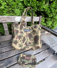 Camo Tote bag & Matching pouch  (MT-89)