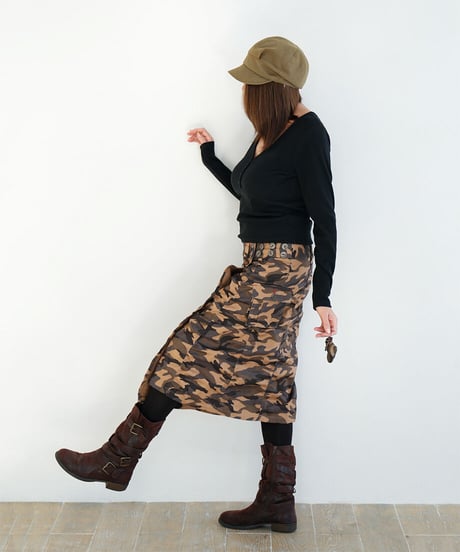 Camo Wrap Skirt (MT-68)