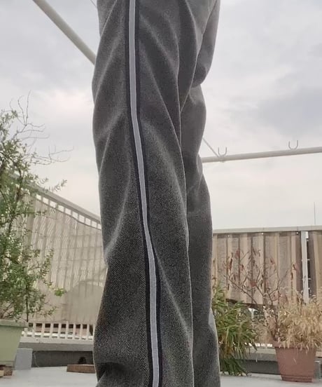 Side Ribbon Herringbone Slacks (Genderless) MT-80