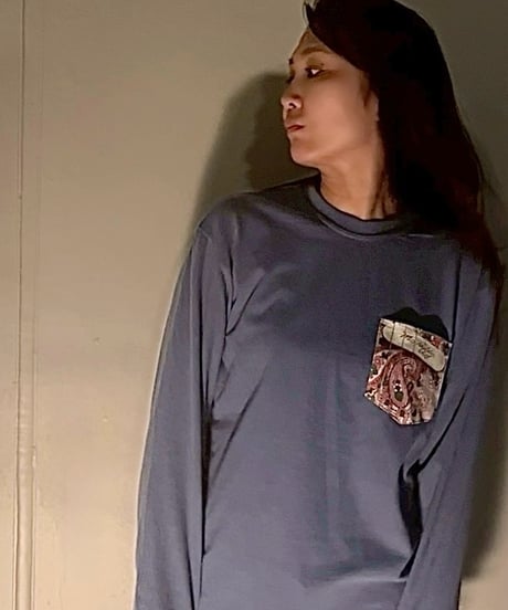 Char Mustang Paisley Print Long Tee (MT-68)