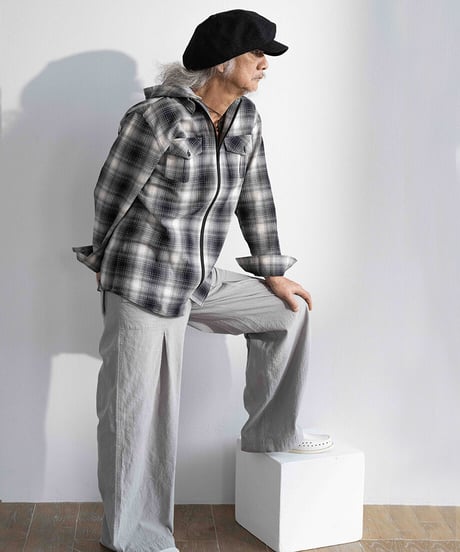 Plaid Shirt Jacket (Genderless) (MT-83)