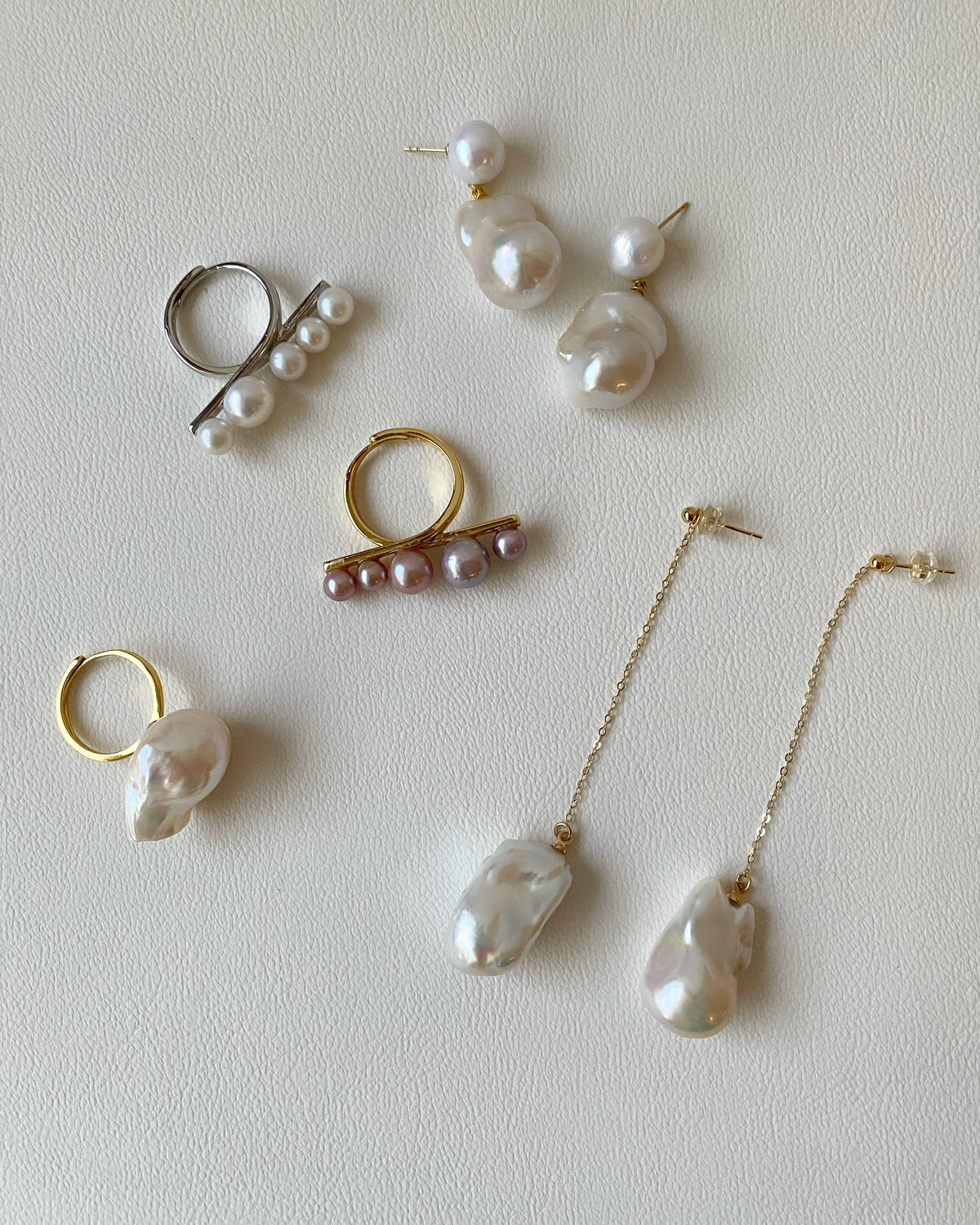 スイングバロックパールピアス•イヤリング /淡水パール | Oh スイングバロックパールピアス•イヤリング /淡水パール | Oh