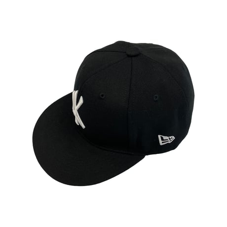 6PANEL CAP  TYPE-1(BLACK)(つば裏ブラック）