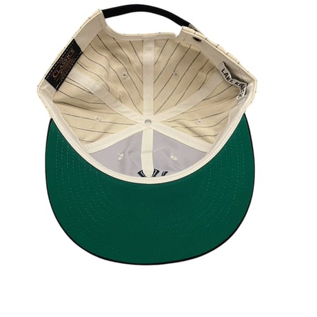 LK STRIPE RETRO CAP(IVORY)