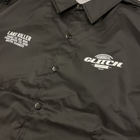 GLITCH OIL x LAKE KILLER COACH JACKET (BLACK）