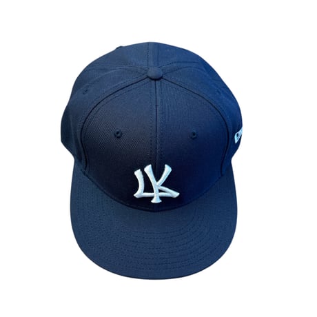 6PANEL CAP  TYPE-1(NAVY)(つば裏グレー）