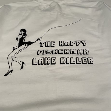 HAPPY FISHERMAN SWEAT(TYPE-3)(WHITE）