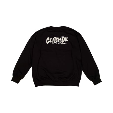 GLITCH OIL x LAKE KILLER SWEAT (BLACK）