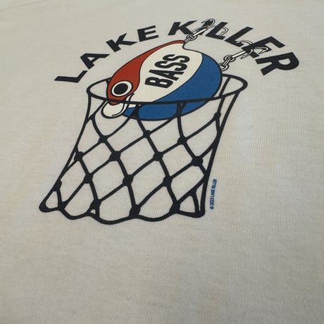 BASS HUNTER CREW NECK TEE(WHITE)