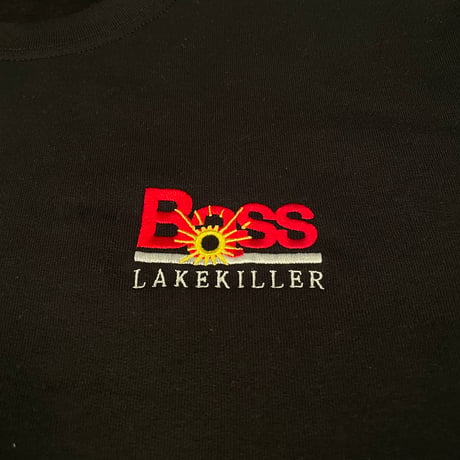 1POINT BASS LOGO SWEAT(BLACK）