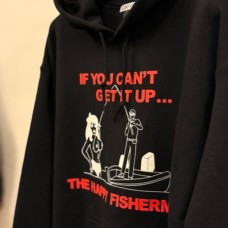 おっぱい HOODIE(ブラック）