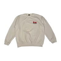 1POINT BASS LOGO SWEAT(WHITE）