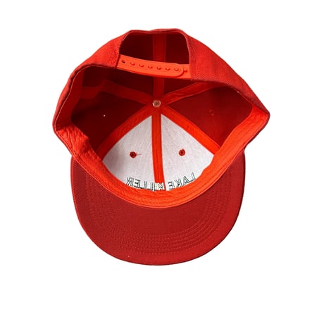 6PANEL CAP(LOGO)(RED x NAVY)