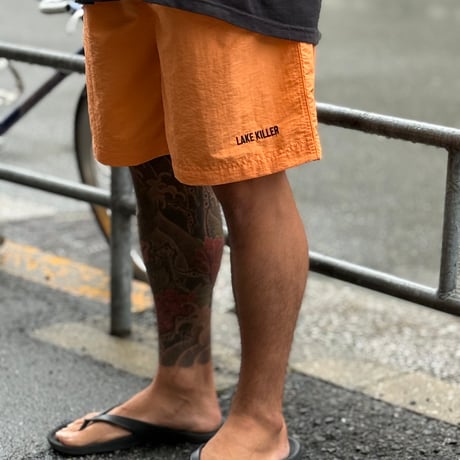 NYLON SHORTS(SAIMON ORANGE）