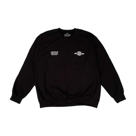 GLITCH OIL x LAKE KILLER SWEAT (BLACK）