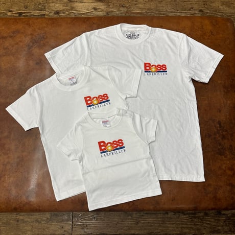 KIDS Bass LOGO TEE(WHITE)