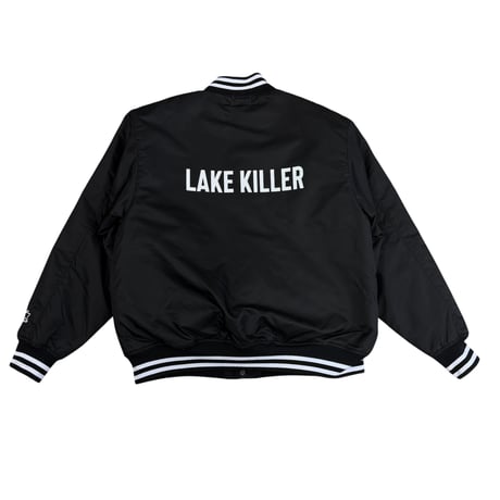 NYLON VARSITY JACKET (BLACK)