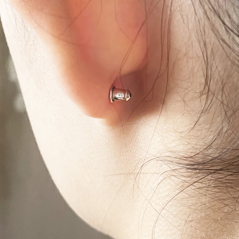 六角形ピアス 925silver | mamelon-online STORE 六角形ピアス 925silver | mamelon-online STORE