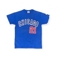 120～130cm｜90's VINTAGE｜USA製 STARTER Chicago Cubs SOSA S/S Remake T-shirt