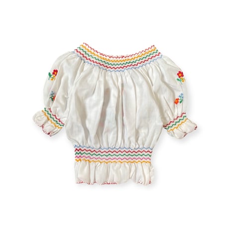 100～110cm｜VINTAGE｜Mexican Blouse Shirt
