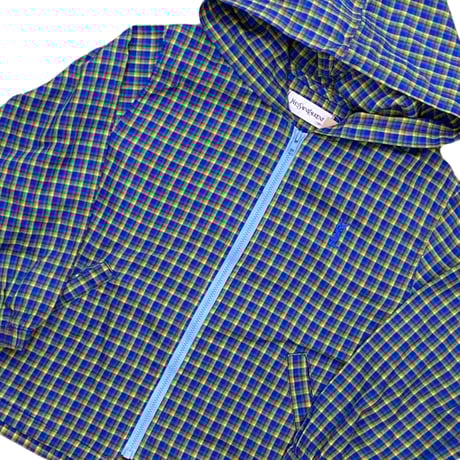 イブサンローラン　ヴィンテージ　ギンガムチェック　半袖　ジャケット　未使用 イブサンローラン | STORES