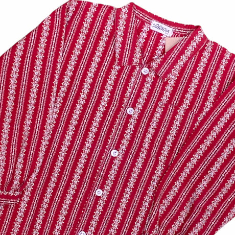 120cm｜VINTAGE｜Retro Floral L/S Shirt