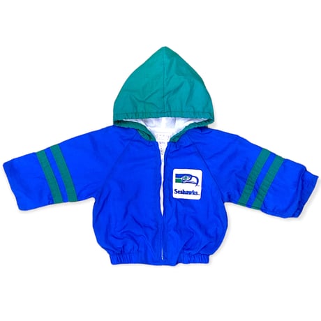 80cm｜90's VINTAGE｜Seattle Seahowks Nylon Hoodie JKT