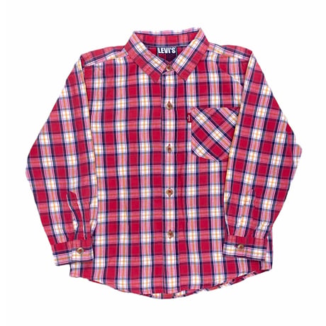 130cm｜OLD｜Levi's Check L/S Shirt
