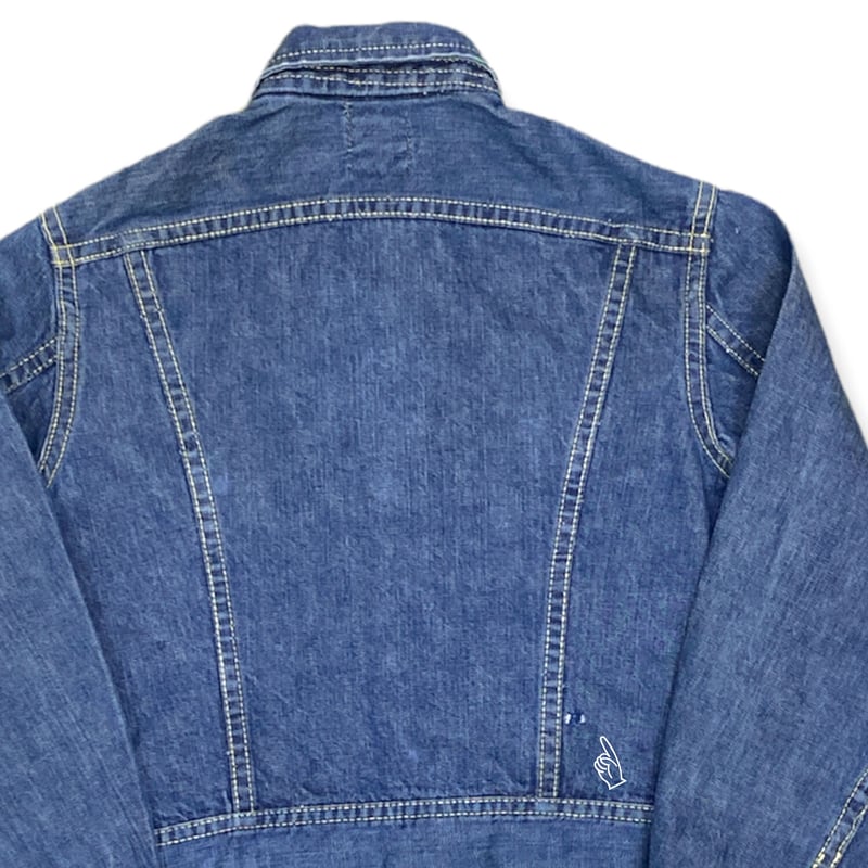 濃紺！70's Lee 109-JY デニムジャケット　アメリカ製 i75 70年代製 Lee 109-JY BOY'S デニムジャケット ☆【送料無料