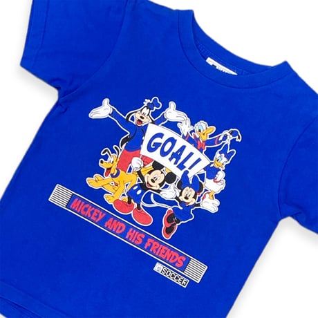 130cm｜90's VINTAGE｜Disney × J.LEAGUE Yokohama.M S/S T-shirt