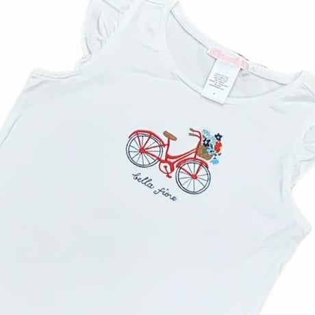90～100cm｜USED｜JANIE & JACK Bicycle Sleeveless T-shirt
